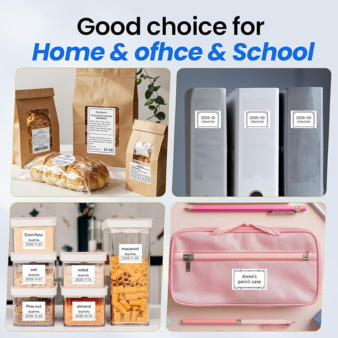 Phomemo Label Makers- Barcode Label Printer M221 3 Inch Label Maker Bluetooth Thermal Printer for Small Business/Home Use, for Barcode, Address, Logo, Stickers, Compatible with Phone & PC, Gray