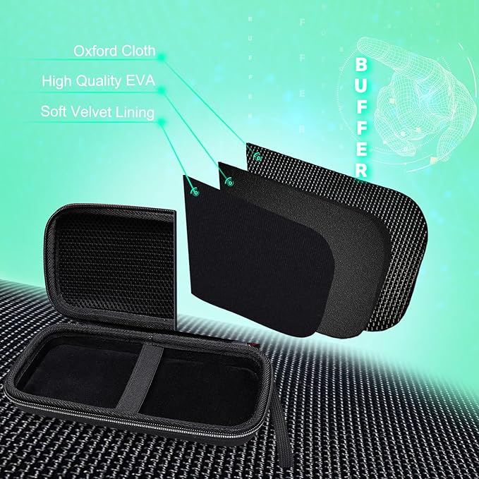 Calculator Case Compatible with Texas Instruments TI-84 Plus CE/TI-84 Plus/TI-Nspire CX II CAS/TI-Nspire CX II/TI-83 Plus/TI-89 Titanium/TI-85 / TI-86 Color Graphing Calculator by XANAD(Black)