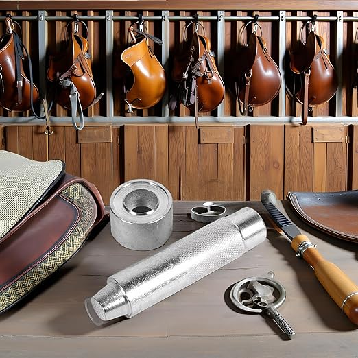 Yctze Eyelet Hole Punch Die Tool, Hole Punch Tool Household Accessories Eyelet Punch Die Tool Hole for Leather Clothing (1400#17mm)