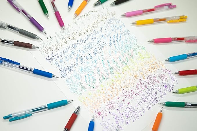 Zebra Pen Sarasa Clip Recycled Retractable Gel Pen, Fine Point, 0.5mm, Red Ink, Ideal for School Suppies and Teacher Supplies, 75% Recycled, 12-Pack (47330AMZ)