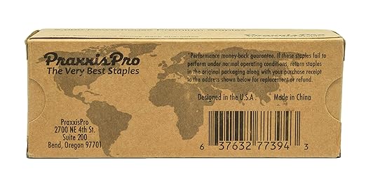 Powerhouse Premium 26/6 Standard Staples - Full-Strip Chisel Pointed Bulk Staples, Compatible with Standard Staplers, Ideal for Office & Heavy Duty Use (25,000)