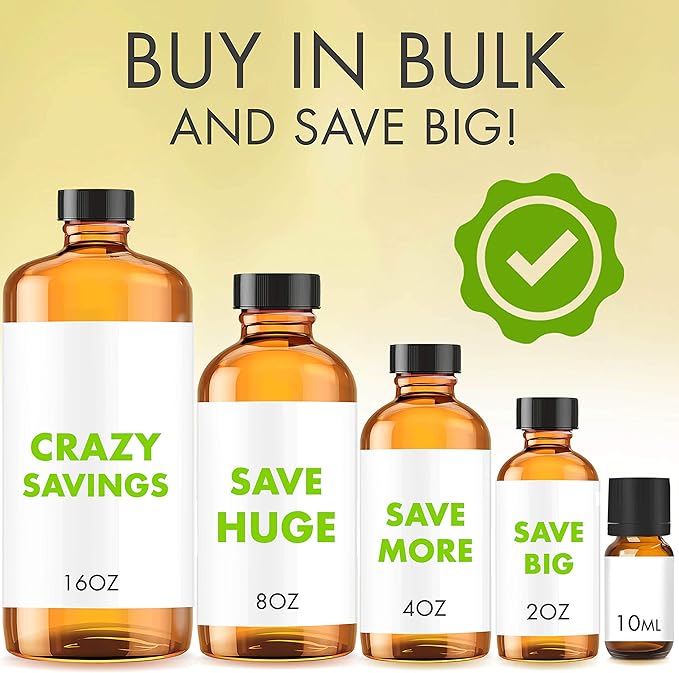 Sun Essentials Oils - 16 oz Eucalyptus Essential Oil with Dropper for Diffuser, Skin, Aromatherapy Massage, Humidifier, Scent for Candle, Lotion & Soap Making at Home, Fragrance for Room