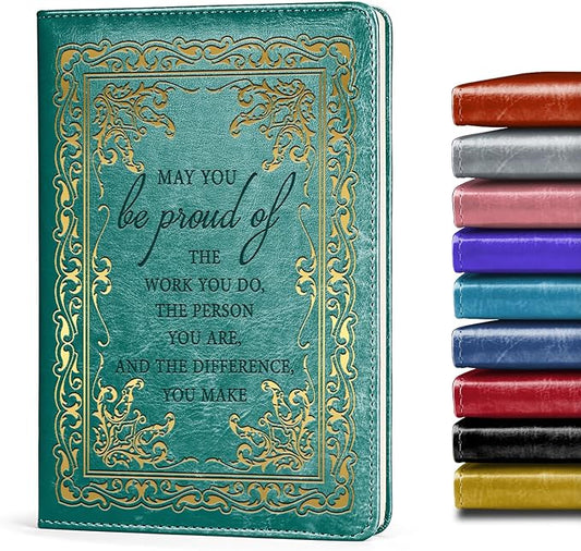 LBWCER Green Journal,Travel Journal,May you be proud of the work you do,Teacher Notebook,Social Worker Journaling Notebooks (May green)