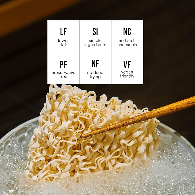 Public Goods Ramen Noodles | Brothless Vegan & Vegetarian Instant Ramen | Healthy, High Protein Asian Noodle | Preservative Free | No Added MSG | Original, Sesame Paste & Spicy Sesame Oil (30 Pack)