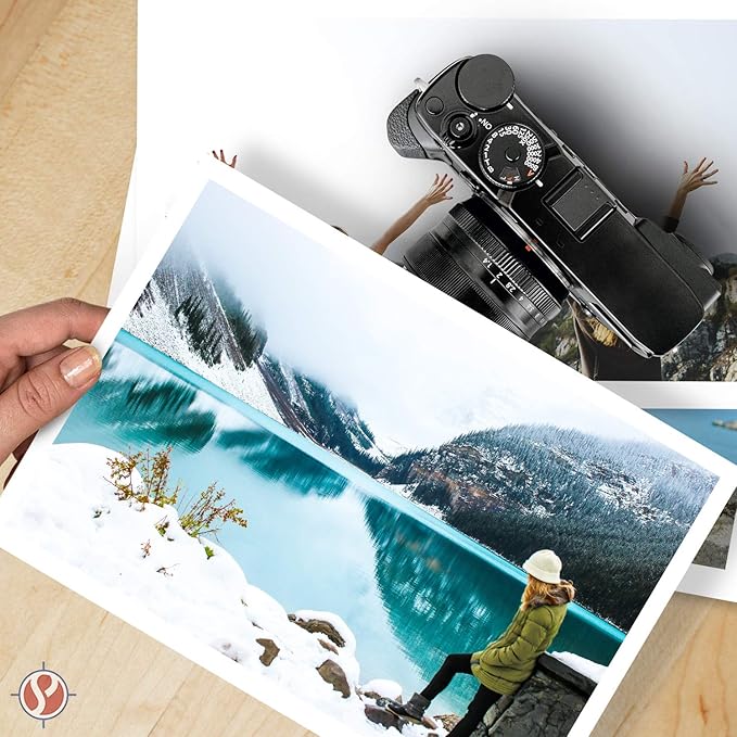 Half Letter Size Sheets - 8.5 x 5.5 Inches Copy Paper, White Memo Sheets, 24lb Thick Paper, 250 Sheets Per Pack (8.5 x 5.5)