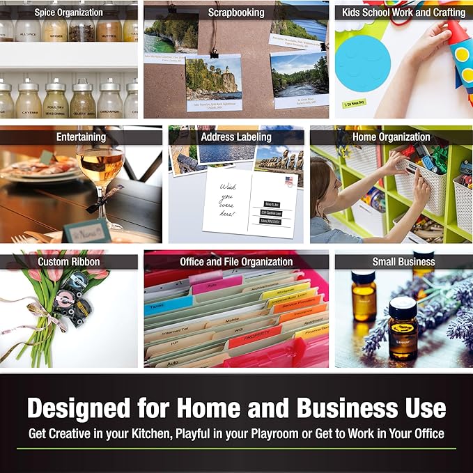 LABELWORKS Epson LW-K200PX Dark Blue Printer & Tapes Bundle - Label Maker and Blue Label Tapes