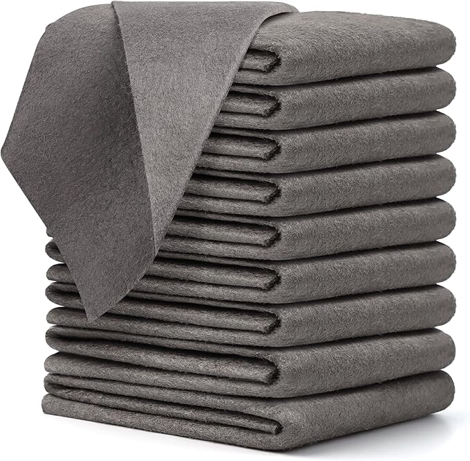 TEESOD 20 Pcs Thickened Magic Cleaning Cloth, Microfiber Streak Free Cleaning Cloths Reuseable Magic Cleaning Wipes for Windows Glass