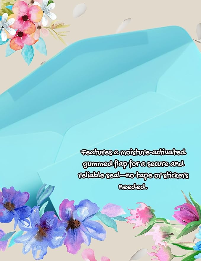 Envelopes No. 10 (4 1/8” x 9 1/2") Gummed Sealing, Standard Mailing Envelopes 100 Pcs. Per Pack.