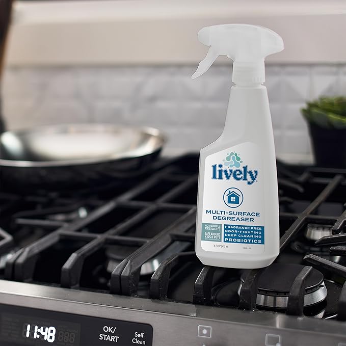Lively Complete Household Cleaning Bundle – Multi-Purpose Cleaner, Degreaser, and Laundry Stain Remover