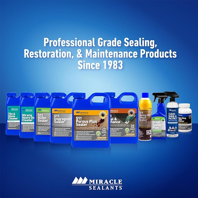 Miracle Sealants Industrial Strength Grout Cleaner and Brightener, Quart