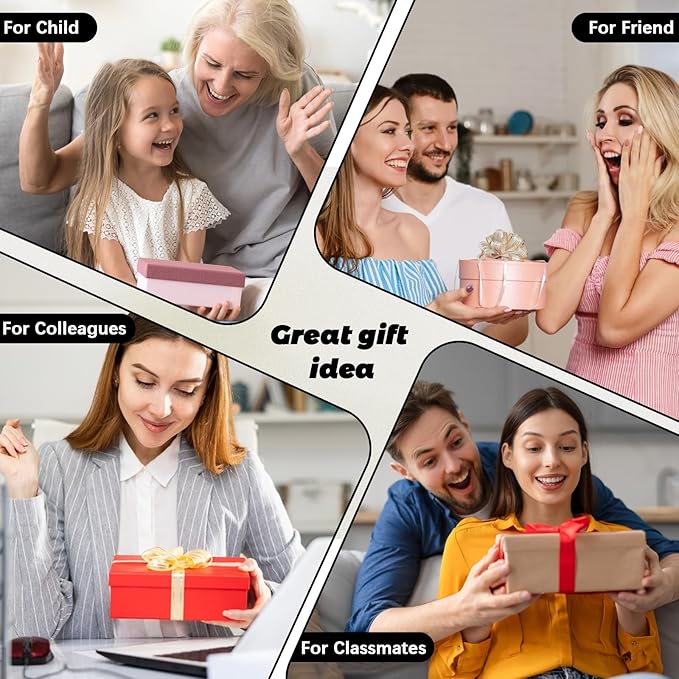 Standard Calculator - Colorful White with 12 Digit Display and Big Buttons, Cute Office and School Accessory