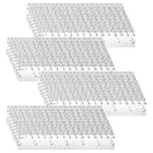 40Pack 6 Inch Rulers Bulk for Classroom Small Clear Plastic Ruler with Inches and Centimeters Class Set of Rulers Transparent Mini Flexible Straight Ruler for Students School Classroom Office Supplies
