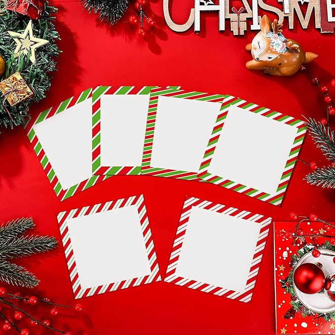 18 Pieces Christmas Sticky Note Christmas Candy Note Pads 900 Pieces of Christmas Notepad Self Adhesive Notebook Removable Memo Pads, 50 Sheets Each for Christmas School Office Home Presents