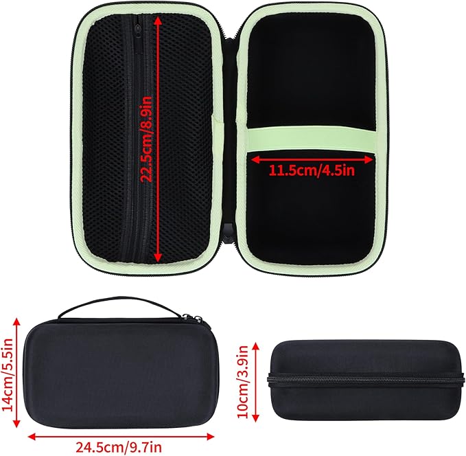 Case Compatible with Brother P-Touch PTH110 / PTH111 Pro / PTE110 Portable Monochrome Label Maker (Black)