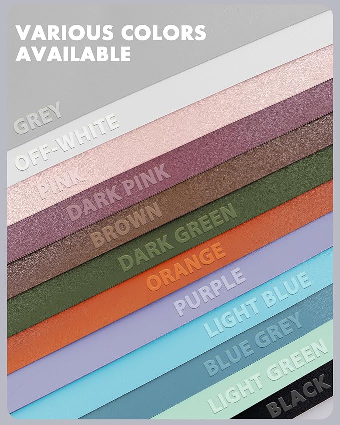 YSAGi Double-Sided Desk Pad, 35.4"x17"Leather Desk Mat, Eco Cork Desk Pad Protector,Large Mouse Pad,Waterproof Desk Blotter for Office/Home(Blue Grey)