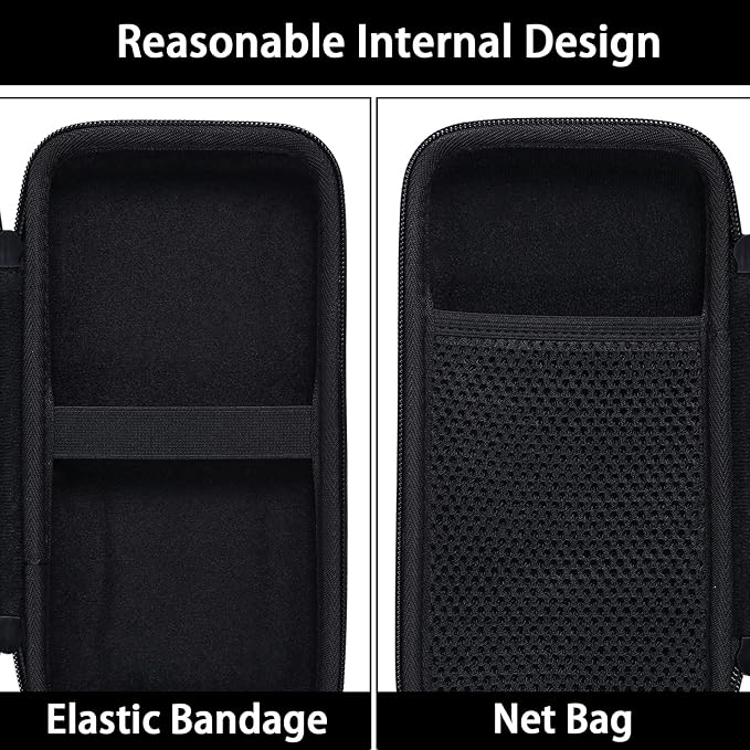 co2CREA Carrying Case for Texas Instruments TI-84 Plus CE Python Enhanced/TI-84/TI-Nspire CX II CAS/TI-Nspire CX II/TI-83 Plus/TI-89 Titanium/TI-85/TI-86 Color Graphing Calculator, All Black Case