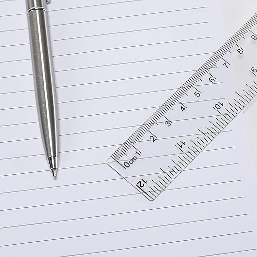 Ruler 12 Inch,Rulers for School,Rulers Bulk for Classroom,8 Pack