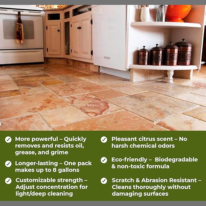 CoverTec Crystal Clean Tile Grout, Hard Surface Powerful Mold, Mildew, Grease, Oil, Stain Remover | Concentrated Cleaner, High pH, Citrus Fragrance 8oz, Prof Grade