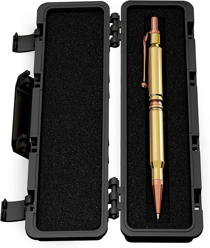 .308 Real Brass Casing Mechanical Pencil - Tactical Gift Box - Polished Brass