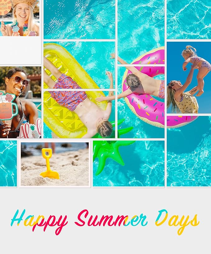 Liene Photo Printer, 2x3 Mini Instant Portable Color Mono Picture Printer w/ 50 Zink Adhesive Paper, Bluetooth 5.0, Compatible w/iOS & Android, Small Photo Maker for iPhone, Smartphones, Pink