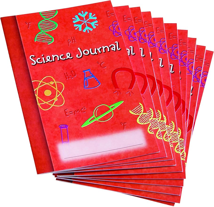 Learning Resources Science Journal, Classroom Activity, Science Experiment Log, Set of 10, Ages 5+