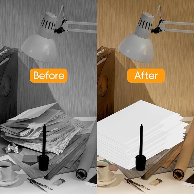 100 Packs White File Folder, File Folders Letter Size,1/3-Cut Tabs,8.5x11 File Folders for Office,School and Home,Organizer Documents