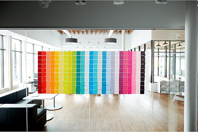 Post-it Super Sticky Notes, 5 Sticky Note Pads, 3 x 3 in., School Supplies, Office Products, Sticky Notes for Vertical Surfaces, Monitors, Walls and Windows, Purple Iris