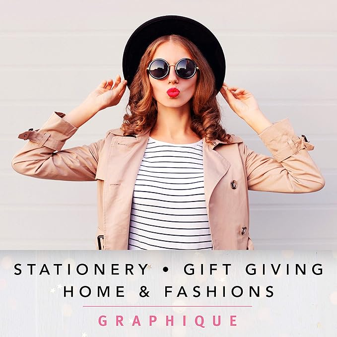 Graphique Designer “Make Things Happen” File Folders | Set of 9 (3 Designs) | Letter Size Organizers | Decorative Office Supplies | Durable Coated Cardstock | Gold Foil Lettering | 1/3-Cut Tabs