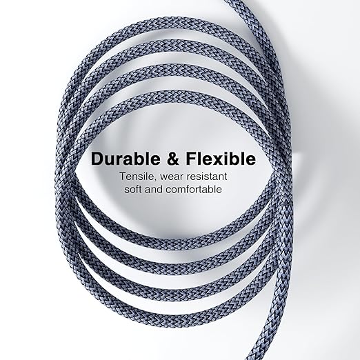 Msaose Braided Thunderbolt 4 Cable 3.3 FT 2 Pack Compatible, 40Gbps, 240W PD, 8K@60Hz / 4K@144Hz, Dual 4K for Mac mini M4 / M4 Pro, iPhone 17, MacBook Pro/Air, SSD, Docking, eGPU, XPS, USB4