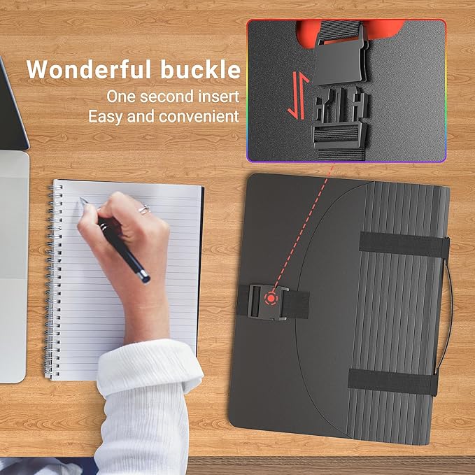 Marati 25 Pockets Expanding File Folders with Handle,Accordion File Organizer,Portable Filing Box,Colored Tabs for Document Paper,A4/Letter Size,Black