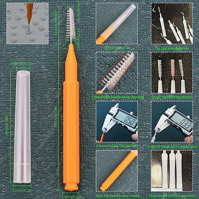 Shower Head Cleaning Brush Tool, Small Crevice Cleaning Brush Anti Clogging for Bathroom Pipe & Car Washers