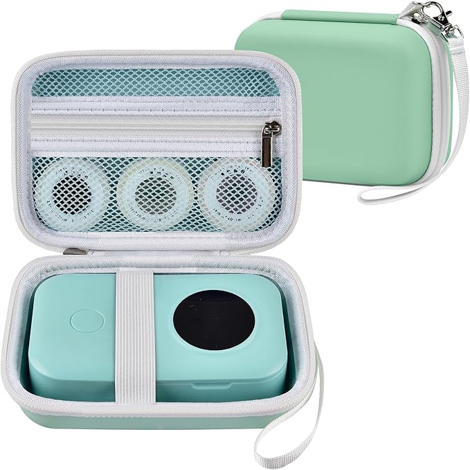 Labels Printer Case Compatible with COLORWING D30 Bluetooth Wireless Portable Labeling Printer Also for Phomemo D30 D35 for Memoking Mini Thermal Printing Sticker Storage Holder