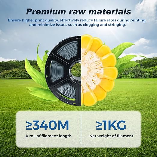FLASHFORGE Rapid PLA Filament 1.75mm Iron Grey, 500mm/s High Speed Printing, 3D Printer Filament 1kg Spool, Dimensional Accuracy +/- 0.02mm, Enjoy Exceptional Print Quality