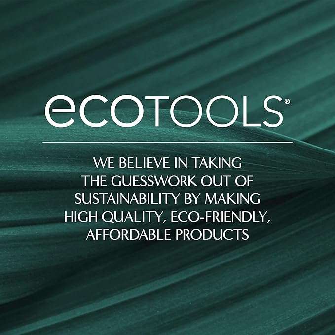 EcoTools XL Makeup Brush + Sponge Shampoo, Removes Makeup, Dirt, & Impurities From Makeup Brushes & Makeup Blending Sponges, Fragrance-Free, Vegan, & Cruelty-Free 16 fl. oz./473 ml, 1 Count, Clear