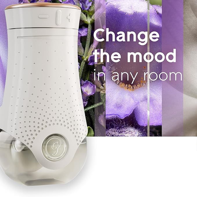 Glade PlugIns Refills Air Freshener, Scented and Essential Oils for Home and Bathroom, Lavender & Vanilla, 3.35 Fl Oz, 5 Count