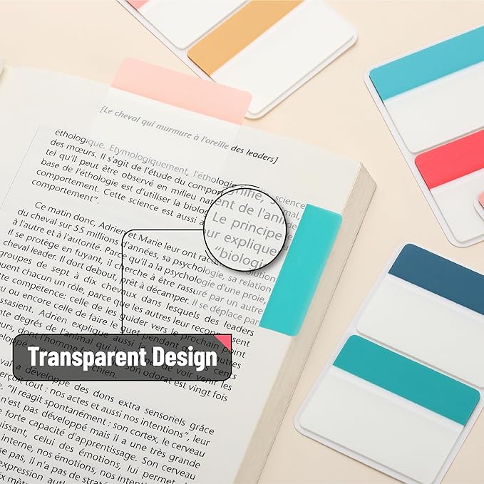 Mr. Pen- Sticky Index Tabs, 500 Pcs, 21 Sets, Colorful Sticky Tabs for Notebooks, Page Markers, Page Tabs for Binders, Page Tabs Sticky Tabs for Books, Notebook Tabs, Book Sticky Tabs for Notebooks