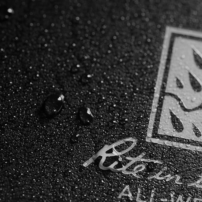 Rite in the Rain Weatherproof Hard Cover Notebook, 4.75" x 7.5", Black Cover, Universal Pattern (No. 770F)