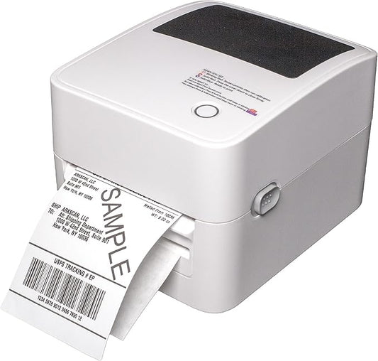 Arkscan 2054K-AP Auto Peel Shipping Label Printer, Separate Label from Backsheet Automatically, Print on Windows Mac Chromebook via USB, Print Wireless for BT on Windows ONLY, UPS USPS FedEx