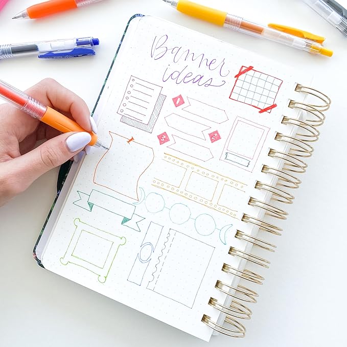 Zebra Pen Sarasa Clip Retractable Gel Pen, 0.5mm Fine Point, Rainbow Assorted Colors, Ideal for School Supplies and Teacher Supplies, 20-Pack (47220)