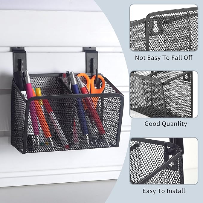 Wall Hanging Pencil Holder With Slatwall J Hooks Slatwall Pencil Cup Wall Mounted Pen Holder Wall Marker Holder Metal Pencil Holder For Paintbrushes Pegboard Classroom Home