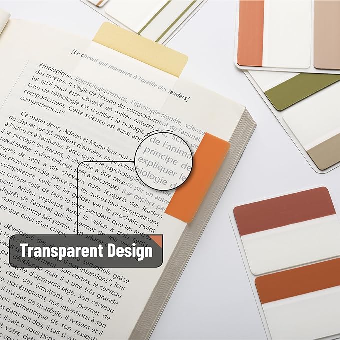 Mr. Pen- Sticky Index Tabs, 500 Pcs, 21 Sets, Colorful Sticky Tabs for Notebooks, Page Markers, Page Tabs for Binders, Page Tabs Sticky Tabs for Books, Notebook Tabs, Book Sticky Tabs for Notebooks