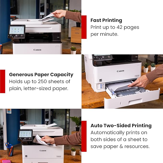 Canon imageCLASS MF465dw II - Wireless Duplex Laser Printer with Print, Copy, Scan, Fax, Expandable Paper Capacity and 3 Year Limited Warranty, 42 PPM