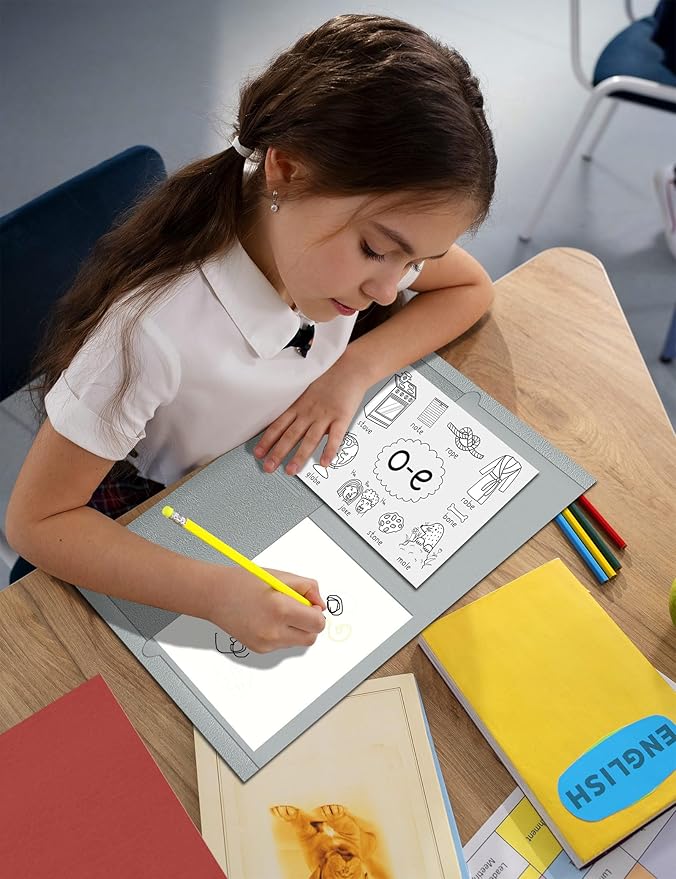 SUNEE Folders with Pockets (25 Pack, Warm Gray), 2 Pocket Folders Fit Letter Size, Paper File Folder for School Office Home Business, Textured Paper