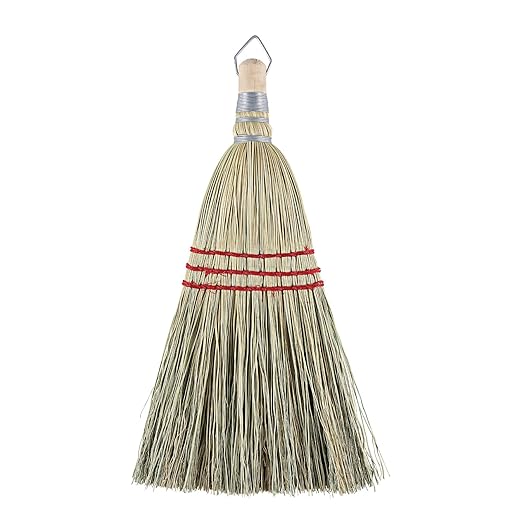 Boardwalk BWK951WC Corn Fiber Whisk Brooms - Yellow (1 Dozen)