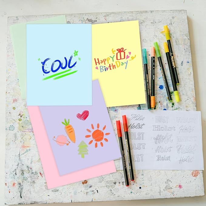 600 Sheets Colored Paper 8.5 X 11 - Color Printer Copy Paper 22lb/80gsm Double Sided Origami for DIY Art Craft,5 Pastel Colors