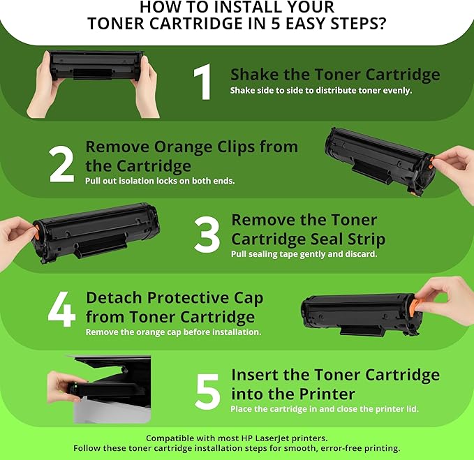 TCT 508X Black Toner Cartridge 2 Pack - Premium Compatible Replacement for HP 508X CF360X Black High Yield Works with HP Color Laserjet Enterprise M552 M553 MFP M577 Printers (12,500 Pages)