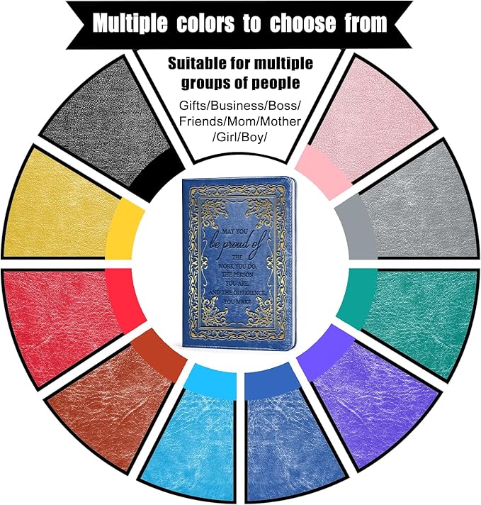 LBWCER Thank You gift May you be proud of the work you do, for Volunteer Staff Coach Nurse Teacher Social Worker Notebook Gift Thank You Gift Travel Journal (May blue)