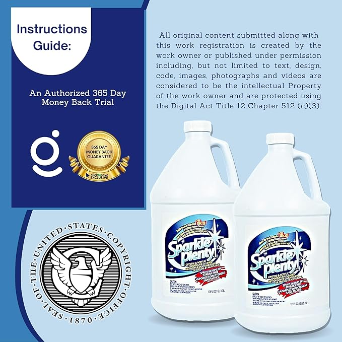 Sparkle Plenty Chandelier Cleaner Drip Dry Spray No Wipe - Dust Remover & Streak Free Glass Cleaner Spray for Chandelier Crystals &Window Screen Surface - Household Cleaning Supplies(1 Gallon, 2 Pack)