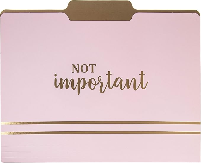 Graphique Designer “Very Important” File Folders | Set of 9 (3 Designs) | Letter Size Organizers | Decorative Office Supplies | Durable Coated Cardstock | Gold Foil Lettering | 1/3-Cut Tabs,Leopard