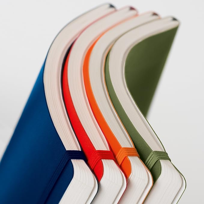 LEUCHTTURM1917 - Notebook Softcover Paperback B6+ - 123 Numbered Pages for Writing and Journaling (Ruled, Pacific Green)